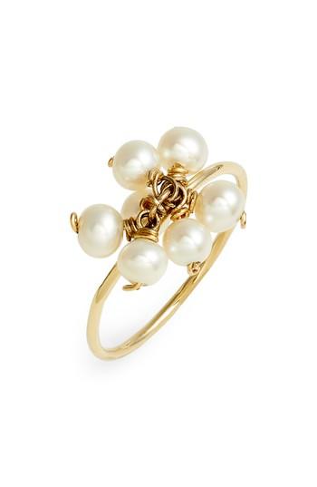 Women's Poppy Finch Baby Pearl Cluster Ring