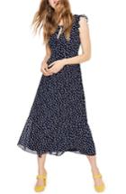 Women's Boden Laura Ruffle Midi Dress