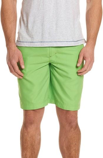 Men's Robert Graham Dos Rios Swim Trunks - Green