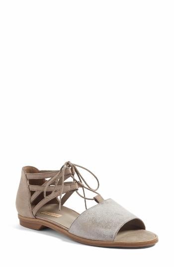 Women's Paul Green Morea Lace-up Sandal .5us/ 6uk - Metallic
