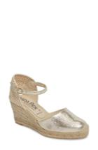 Women's Napa Flex Europa Wedge Sandal Us / 40eu M - Metallic