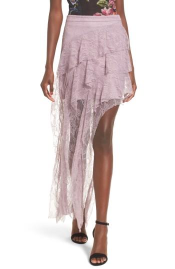 Women's Afrm Emilia Ruffle Maxi Skirt - Black
