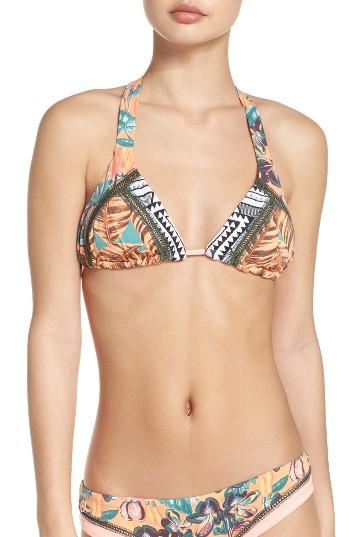 Women's Maaji Flower Power Triangle Bikini Top