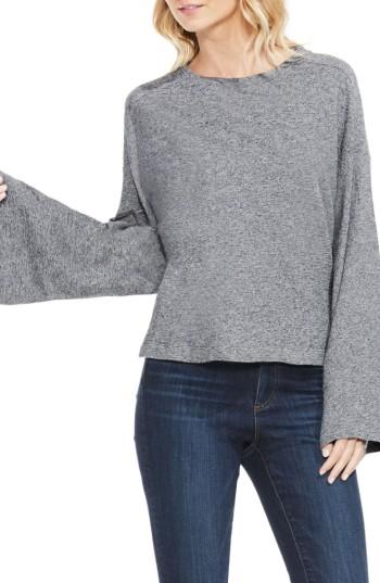Women's Two By Vince Camuto Marled Bell Sleeve Top