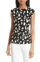 Women's Boss Enavi Print Pleat Front Shell