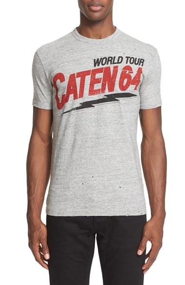 Men's Dsquared2 World Tour Graphic T-shirt