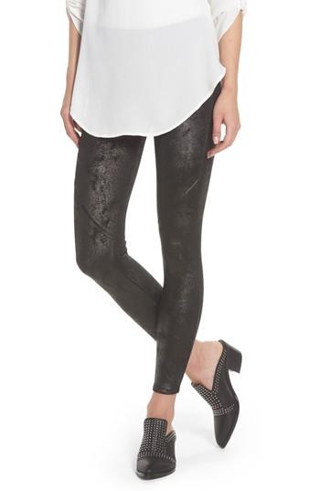 Women's David Lerner Bergen High Waist Seamed Leggings - Black