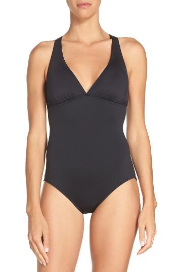 Women's Tommy Bahama Pearl One-piece Swimsuit - Black