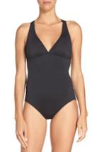 Women's Tommy Bahama Pearl One-piece Swimsuit - Black