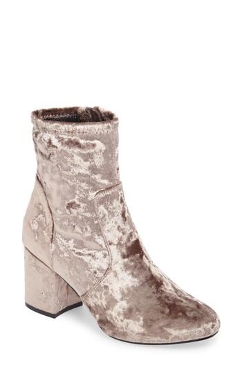 Women's Very Volatile Eclipse Velvet Sock Bootie M - Brown
