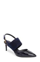 Women's Tory Burch Ashton Sandal .5 M - Blue