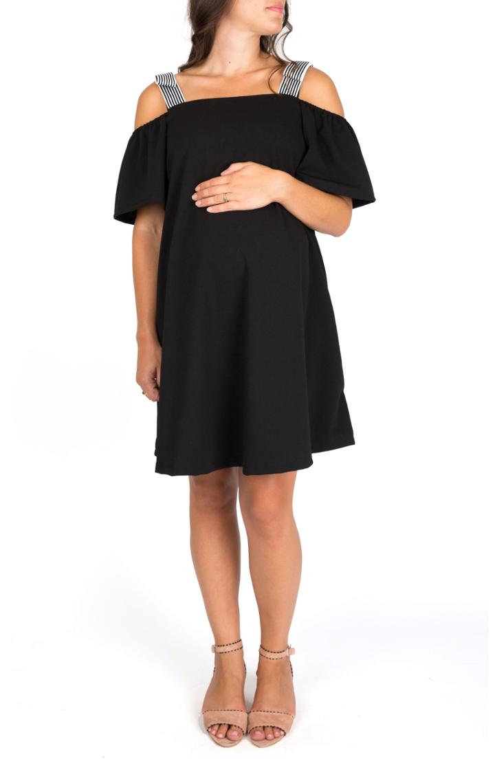Women's Nom Maternity Millie Off The Shoulder Maternity Dress