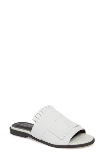 Women's Alias Mae Thane Kiltie Fringe Slide Sandal Us / 37eu - Grey