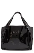 Stella Mccartney Small Logo Faux Leather Tote -