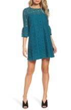 Women's Bb Dakota Jesper Bell Sleeve Lace Shift Dress - Green