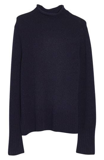 Women's Madewell Inland Rolled Turtleneck Sweater - Blue