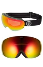 Women's Electric Eg3.5 Snow Goggles - Gloss Black/ Red Chrome