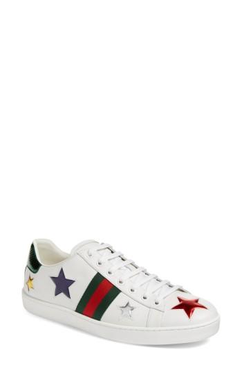 Women's Gucci New Ace Star Sneaker Us / 35eu - White