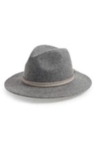 Women's Treasure & Bond Felt Panama Hat - Grey