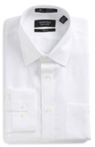 Men's Nordstrom Men's Shop Smartcare(tm) Trim Fit Dress Shirt 32/33 - White