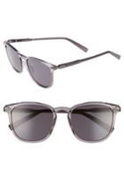 Men's Salvatore Ferragamo Double Gancio 53mm Sunglasses - Smoke