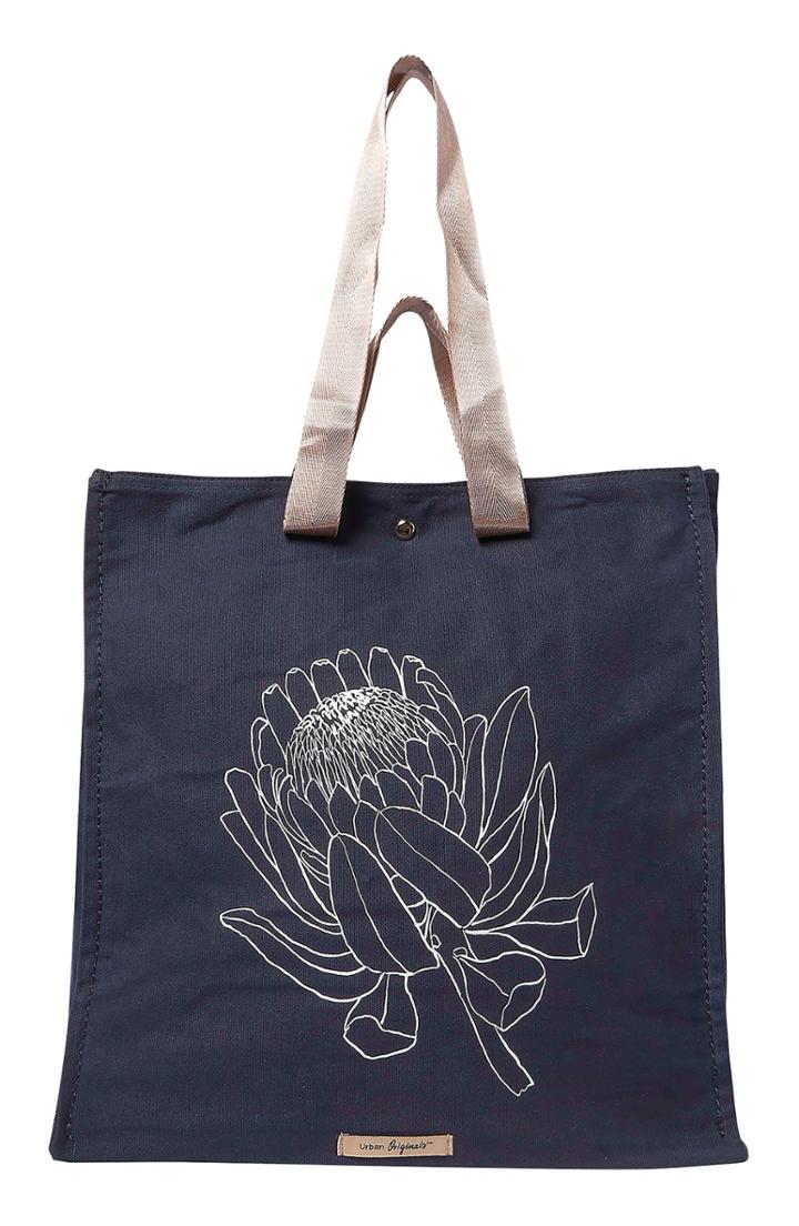 Urban Originals Choose You Canvas Tote - Blue
