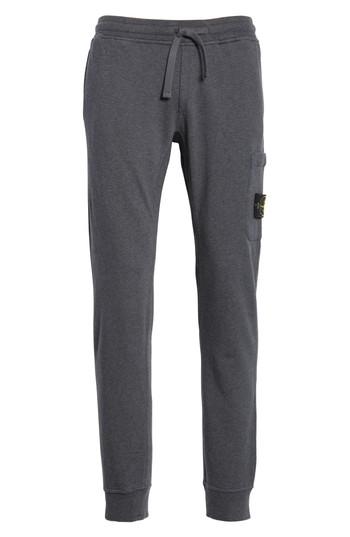 Men's Stone Island Fleece Pants - Grey