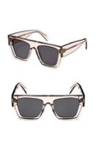 Women's Celine 51mm Rectangular Sunglasses - Pink/ Vintage Blue