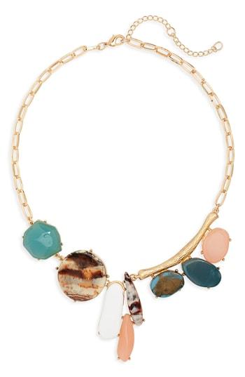 Women's Cara Dali Variegated Stone Collar Necklace