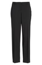Women's Boss Tiluna Tropical Stretch Wool Ankle Trousers - Black