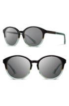 Women's Shwood 'bailey' 53mm Polarized Sunglasses - Seamoss/ Grey Polar