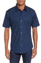 Men's Zachary Prell Donlet Slim Fit Floral Sport Shirt - Blue