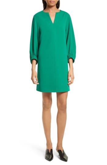 Women's Tibi Stretch Crepe Shift Dress - Green