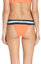 Women's Pilyq Colorblock Bikini Bottoms - Coral