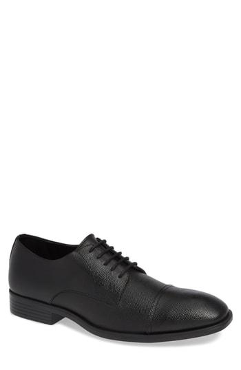 Men's Calvin Klein Connor Cap Toe Derby M - Black