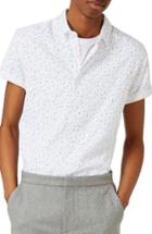 Men's Topman Print Shirt - White