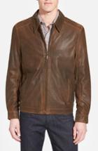 Men's Missani Le Collezioni Suede Bomber Jacket, Size - Brown