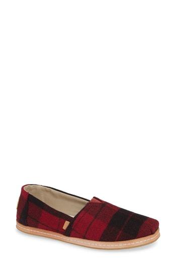 Women's Toms Classic - Alpargata Slip-on .5 B - Red