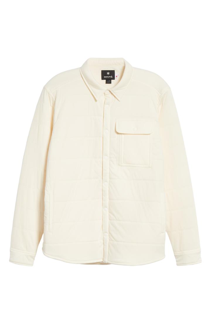 Men's Snow Peak Flexible Insulated Men's Shirt - White
