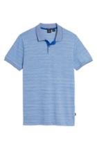 Men's Boss Phillipson Flame Slim Fit Polo, Size - Blue