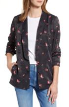 Women's Chelsea28 Floral Jacquard Jacket, Size - Black