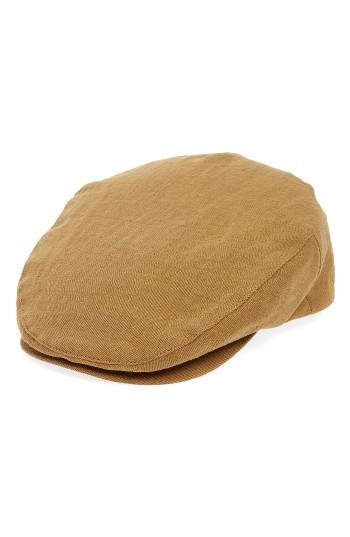Men's Brixton Hooligan Driving Cap - Brown