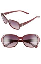 Women's Polaroid Eyewear 56mm Polarized Sunglasses - Burgundy/ Polarized