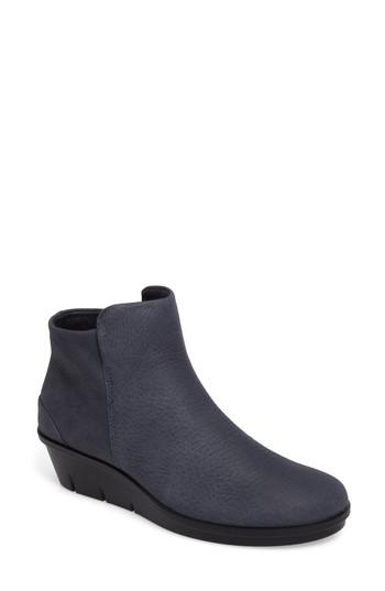 Women's Ecco Skyler Wedge Boot -6.5us / 37eu - Blue