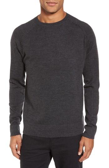 Men's Good Man Brand Superlight Slim Modern Wool Sweater - Grey