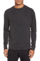 Men's Good Man Brand Superlight Slim Modern Wool Sweater - Grey