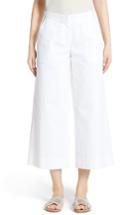 Women's Lafayette 148 New York Kenmare Crop Flare Pants - White