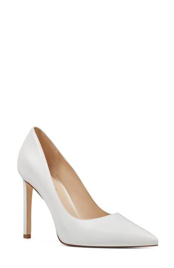 Women's Nine West 'tatiana' Pointy Toe Pump M - White