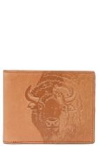 Men's Fossil Luke Leather Bifold Wallet - Brown