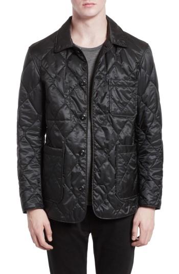 Men's Burberry Rushton Trim Fit Quilted Jacket